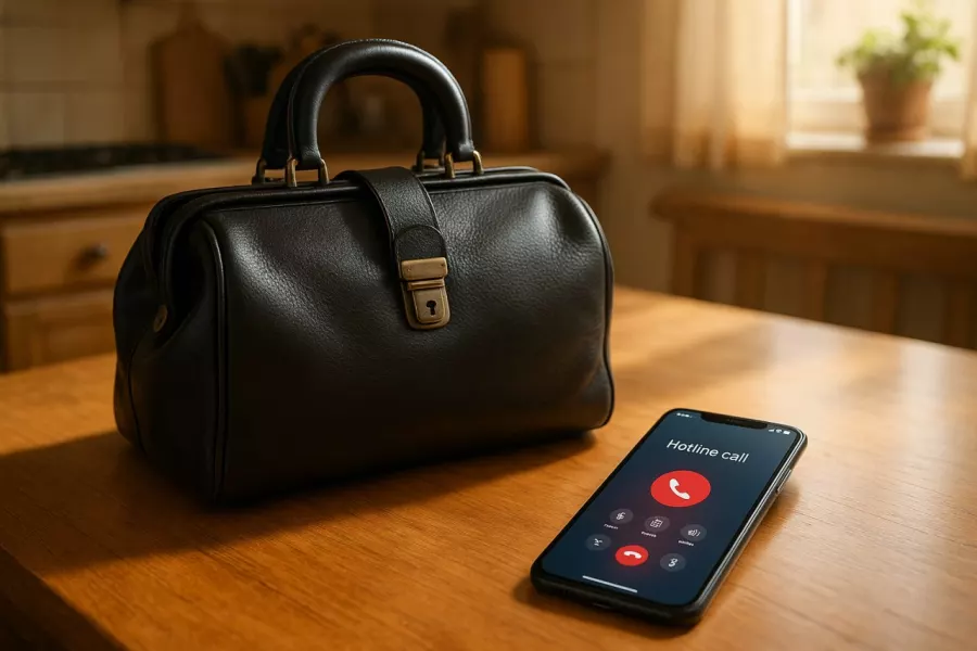 Документы и ручка на столе — оформление согласия на лечение